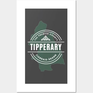 County Tipperary Map Posters and Art